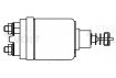 Реле втягивающее стартера для а/м ГАЗ с дв. ЗМЗ-406 (ан. БАТЭ) (VSR 0711)