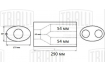 Пламегаситель универсальный 170-105/L 290-63 в две по 54 прямоток (нержавеющая сталь) (ESM 17129061 p)