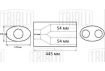 Пламегаситель универсальный 170-105/L 445-63 в две по 54 прямоток (нержавеющая сталь) (ESM 17144561 p)