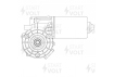 Моторедуктор стеклоочистителя для а/м Mercedes-Benz Actros (96-)/Actros MP2/MP3 (03-) (VWF 1514)