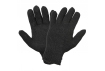 Перчатки трикотажные ХБ двойн., черные, (1 пара) 7,5 класс/115г., мод.502 (ADWG022)