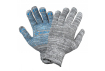 Перчатки трикотажные ХБ с ПВХ покрытием, серые, (1 пара) 7,5 класс/75г., мод.604 (ADWG036)