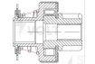 Привод стартера (бендикс) для а/м ГАЗ/УАЗ с дв. ЗМЗ-402/УМЗ-421/4215/4216 (тип Iskra) (VCS 0704)