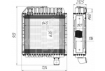 Радиатор охлаждения водяной 150-1301010-3А (медно-латунный) СК-6, Енисей-1200