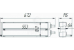 Радиатор 12.103К.8101060-20 (алюминиевый) отопителя МАЗ-103, МАЗ-105, МАЗ-107, МАЗ-203, МАЗ-205, МАЗ-251