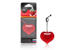 Ароматизатор подвесной пластик «Сердце» клубника со сливками (AFSE001)