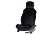 Накидка из искусственного меха, черная с коротким ворсом, на переднее сиденье, 1 шт. (AFC-A-04)