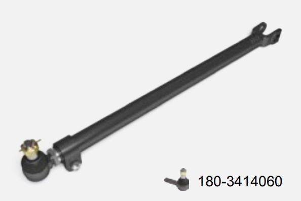 тяга рулевая продольная камаз 5490. рулевая тяга камаз 5490. тяга камаз 5490. тяга сошки 5490-3414009-12. штанга реактивная камаз-5490 v образная.