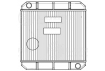 Радиатор отопителя для автомобилей КАМАЗ,НЕФАЗ,ПАЗ,МТЗ (алюминиевый, для отопителя ЛРЗ) (LRh 0317)