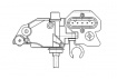 Регулятор напряжения генератора для а/м DAF/VOLVO CF75/85/XF95/FH/FM (VRR 0701)