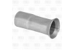 Соединитель труб глушителя алюминизированный - переходник с d=45мм/R30/d=56мм (EMP 453056)