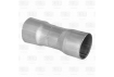 Соединитель труб глушителя алюминизированный под хомут d=55/d=55 (EMP 5555)