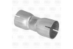 Соединитель труб глушителя алюминизированный под хомут d=60/d=60 (EMP 6060)