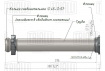 Труба переходная (вставка вместо катализатора) алюминизированная для а/м Лада 2110 d=51 (ECP 0113)