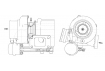 Турбокомпрессор для а/м ГАЗон Next с дв. ЯМЗ-53443-20 (E-5) (тип ТКР 50.09.16-01) (LAT 0341)