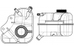 Бачок расширительный охлаждающей жидкости для автомобилей Chevrolet Lanos (02-) (LET 0561)