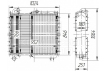 Блок радиаторов Б250АК.1301.0000 (алюминиевый) КЗС-812, КЗС-812С, УЭС-2-250А