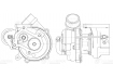 Турбокомпрессор для а/м Fiat Ducato (06-) 2.3TD (тип K03) (LAT 1680)