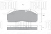 Колодки тормозные дисковые для автомобилей МАЗ, DAF, Renault (WVA № 29126) с монтажным комплектом (PFT 29124)
