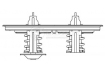 Термостат для автомобилей Scania 5-series (P,G,R) (03-) (80/87 С) (2 термоэлемента в разных плоскостях) (LT 2706)