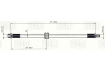 Шланг тормозной передний для а/м Лада X-Ray (15-)/Renault Duster (10-)/Sandero (14-) (BF 0977)