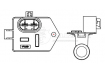 Резистор электровентилятора охлаждения для а/м Opel Corsa D (06-) (LFR 2113)
