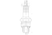 Свеча зажигания для а/м ГАЗ/ЗИЛ с дв. ЗМЗ-511/513/УМЗ-417 (зазор 0,85мм, с резистором) (VSP 0303)