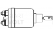 Реле втягивающее стартера для а/м Лада 2108-099 (тип БАТЭ) (VSR 0103)
