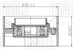 Ролик приводного ремня для а/м КАМАЗ 5490/Axor [OM457] (только ролик натяж.) генератора d=78mm (CM 5634)