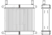 Радиатор отопителя для тракторов МТЗ-320 с дв. LPW 1503, MMZ-3LD (LRh 0632)