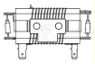 Резистор электровентилятора отопителя для а/м DAF XF 95 (02-)/XF 105 (05-)/MB Actros MP1 (96-) (LFR 2801)