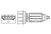 Резистор электровентилятор отопителя для а/м Mercedes-Benz Actros MP2/MP3 (02-) (LFR 1505)