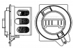 Резистор электровентилятора отопителя для а/м Peugeot Partner (96-)/Citroen Berlingo (96-) (A/C-) (LFR 2007)