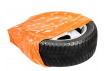 Мешки для колес R12-19, 100 шт в коробке, 105x105 см, 15 мкм, оранж. (AO-PWC-15-05)