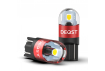 Лампа светодиодная T10 W5W LED Standart Line 12-24В 1Вт 6000K (2шт) 251001 DEQST