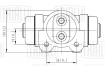 Цилиндр тормозной задний для а/м Renault Master (97-) правый d=23.8мм (CF 0120)